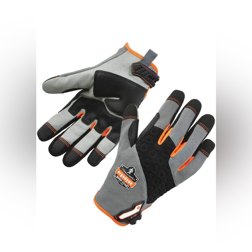 Ergodyne ProFlex 710 Heavy-Duty Work Gloves, Medium, Gray